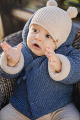 Oso Knit Hat in Light Brown