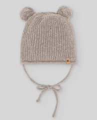 Oso Knit Hat in Light Brown