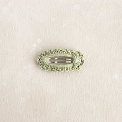 Crochet snap clip Lilypad