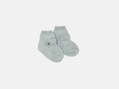 Newborn Bootie in Sky Blue