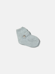 Newborn Bootie in Sky Blue