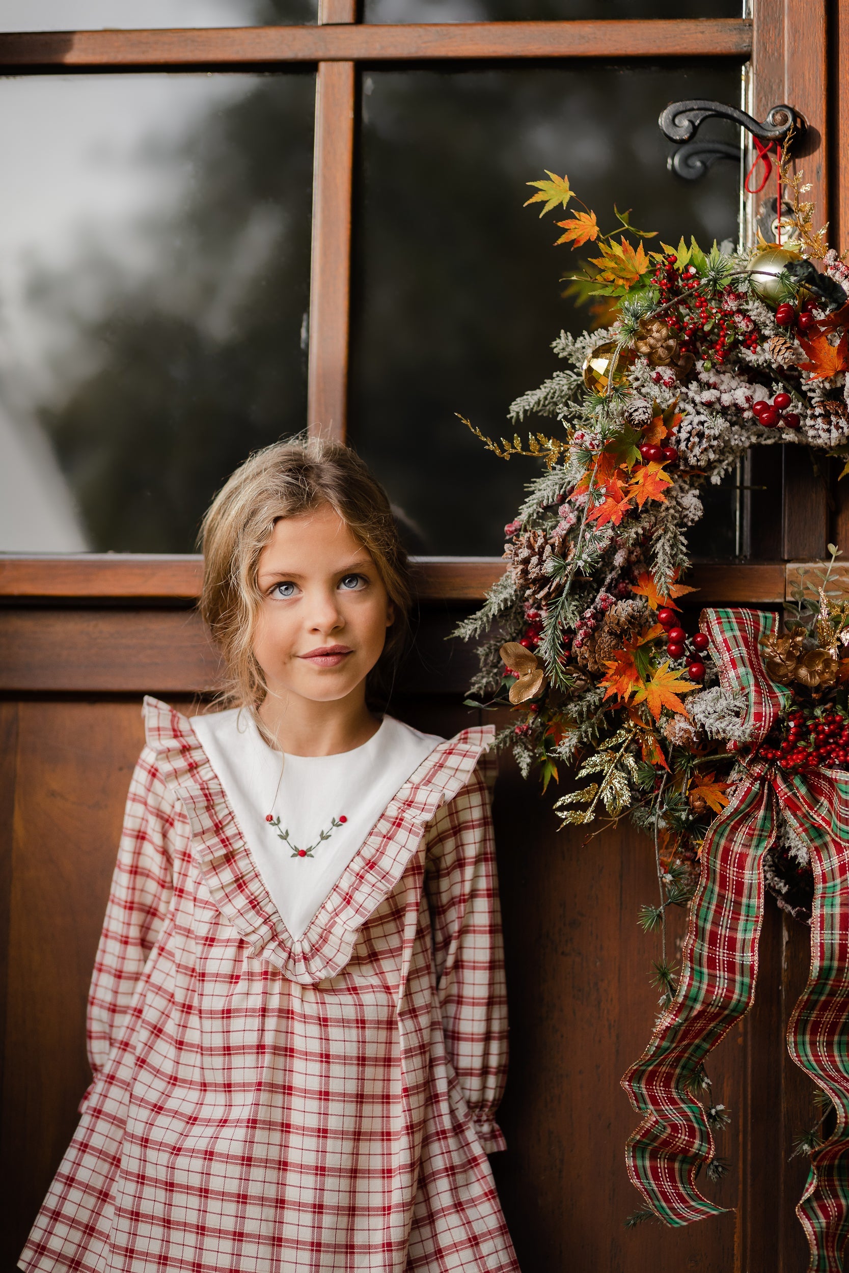 Emilia Plaid Dress