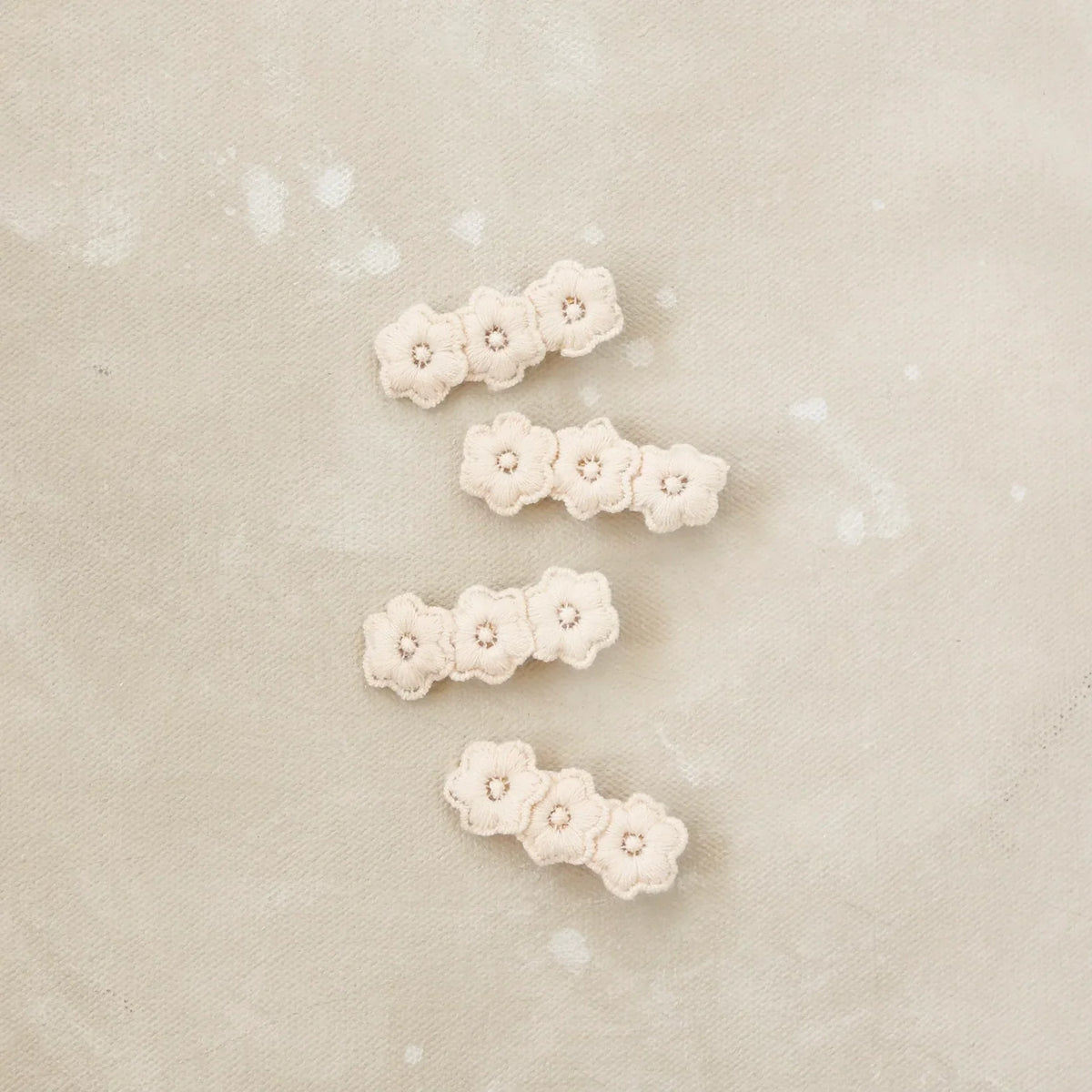 Fabric Flower Clips