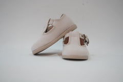 Beige Suede Pepito with Buckle