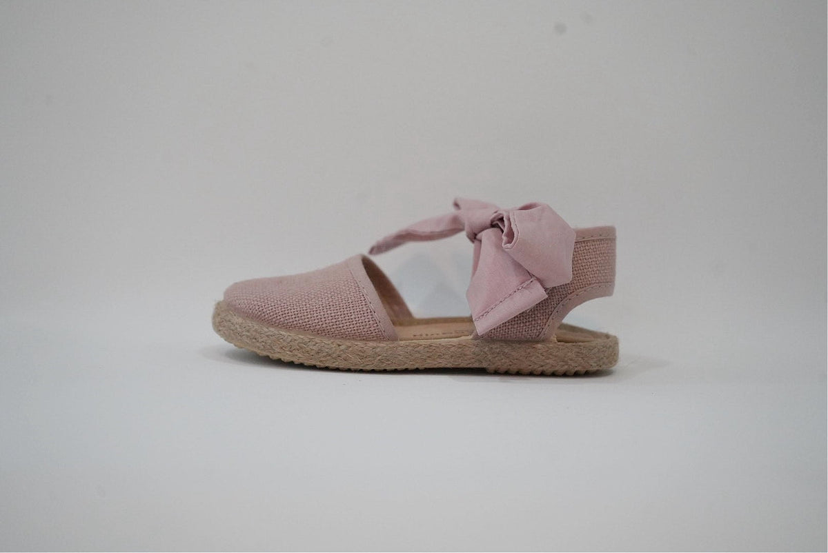 Rose Espadrilles with Bows