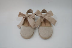 Beige Espadrilles with Bows