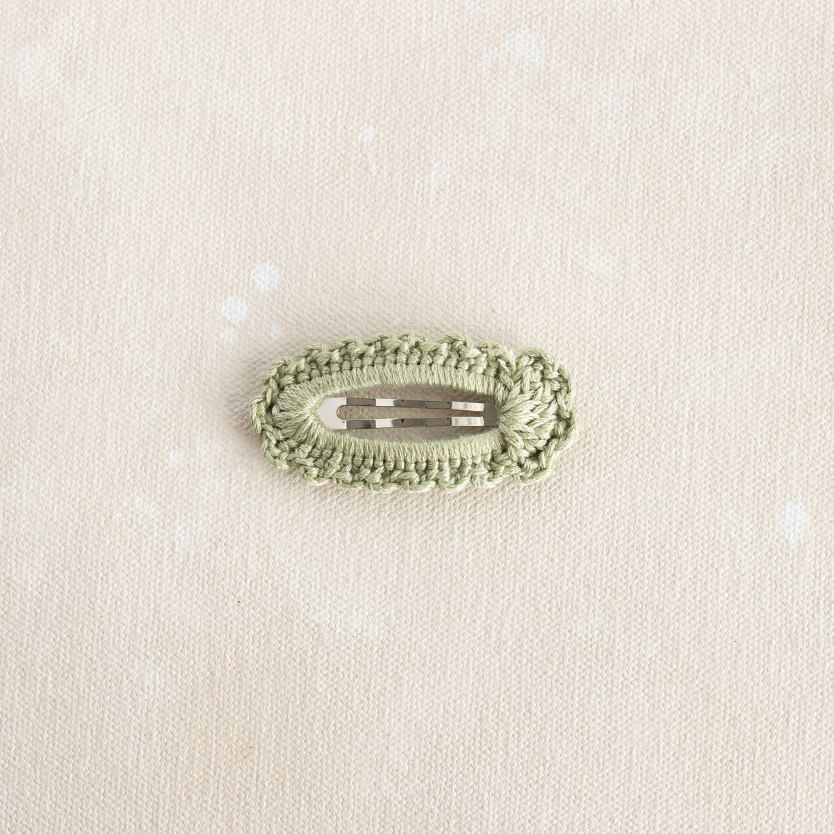 Crochet snap clip Lilypad