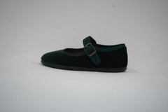Green Velvet Ballerina