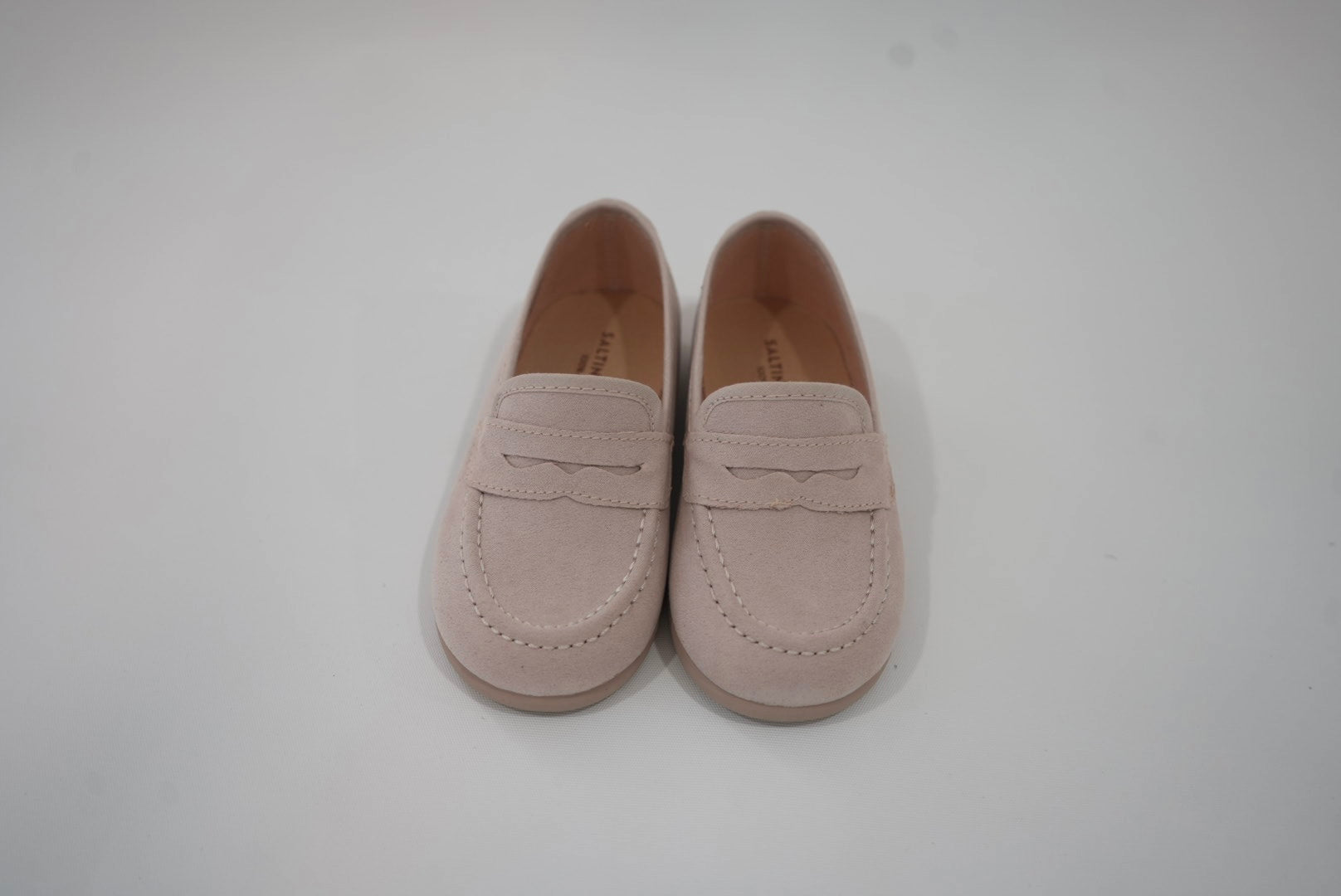 Beige Suede Moccasin