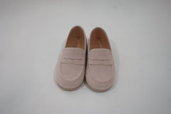 Beige Suede Moccasin