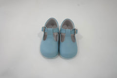 Light Blue Leather Pepito