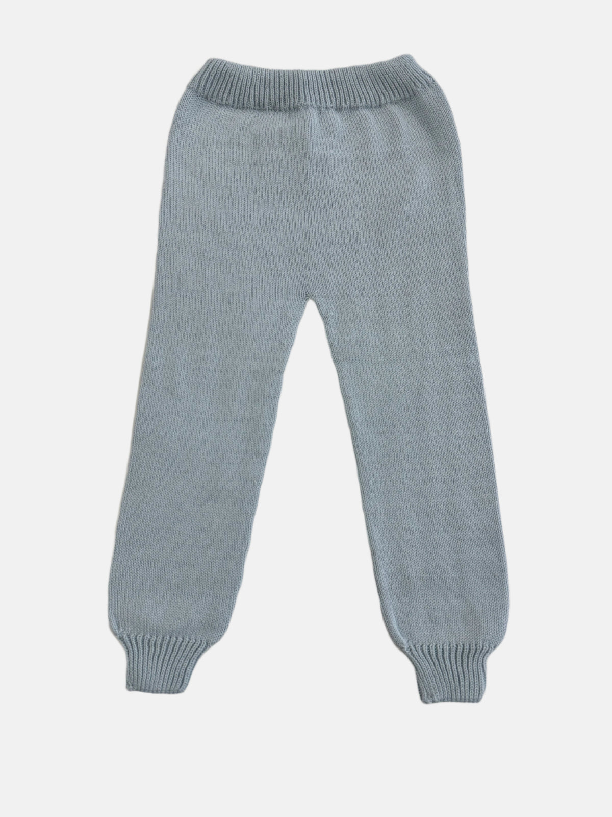 Knit Joggers in Powder Blue