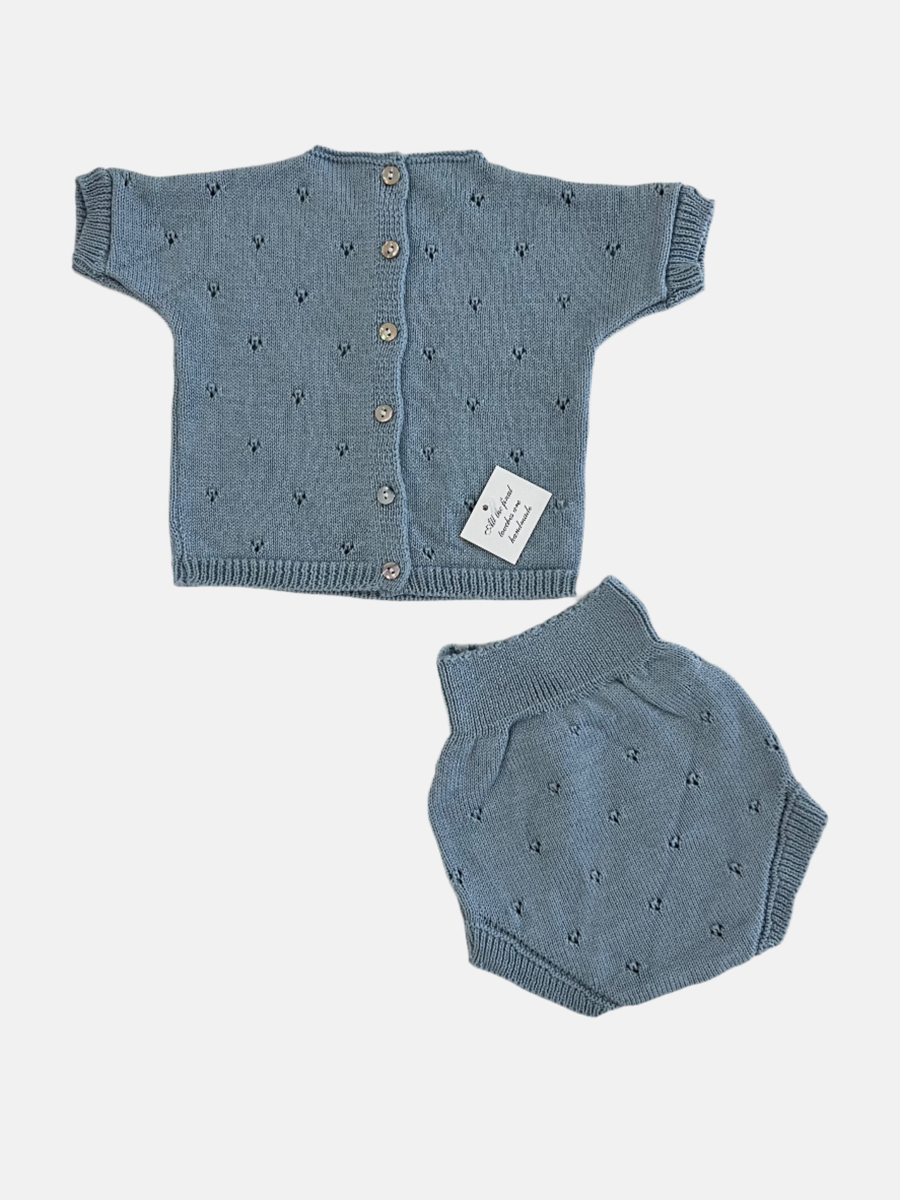 Manu Top and Bloomer in Sky Blue