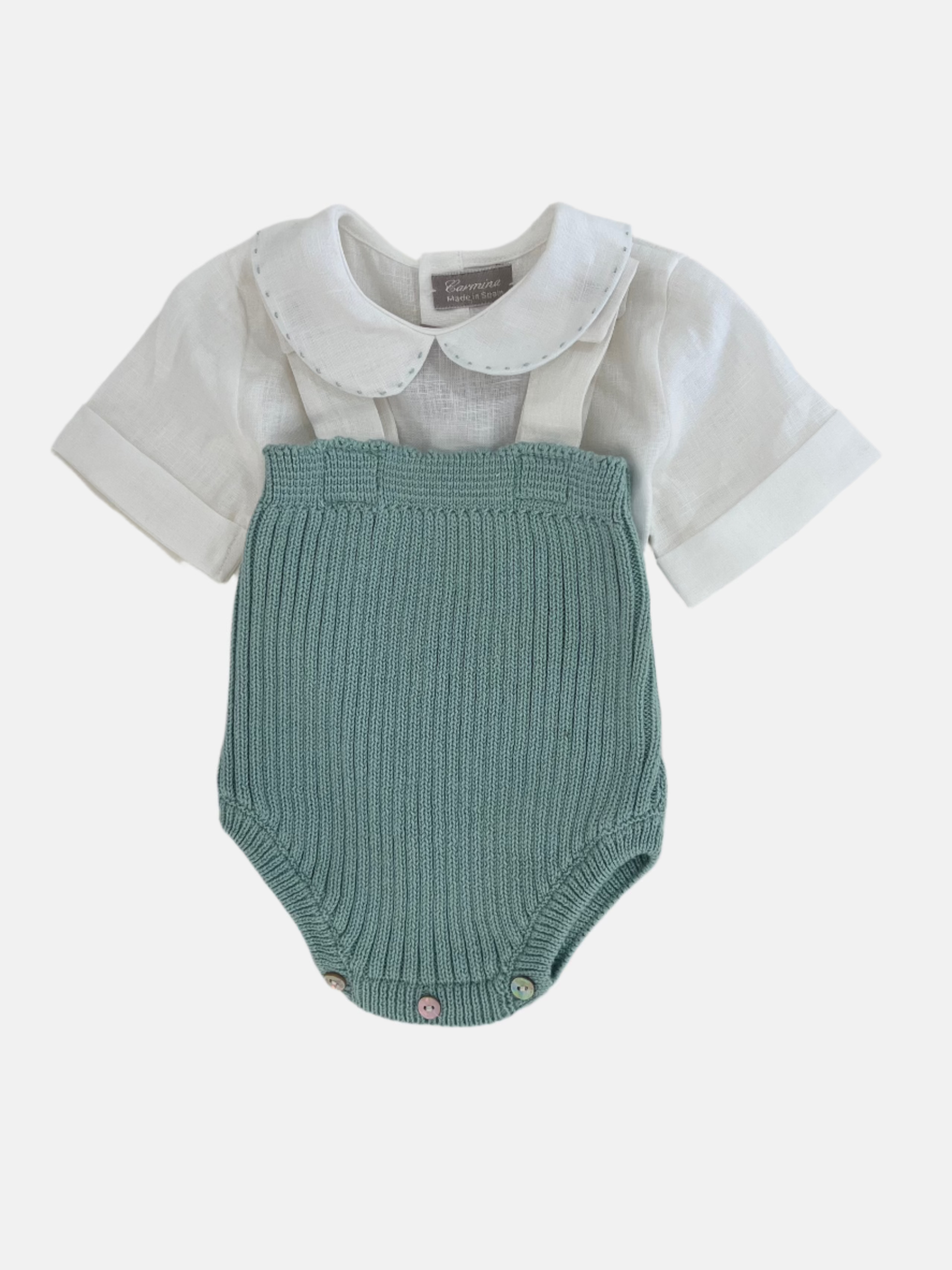 Coco Overall Set in Agua