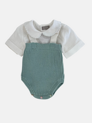 Coco Overall Set in Agua