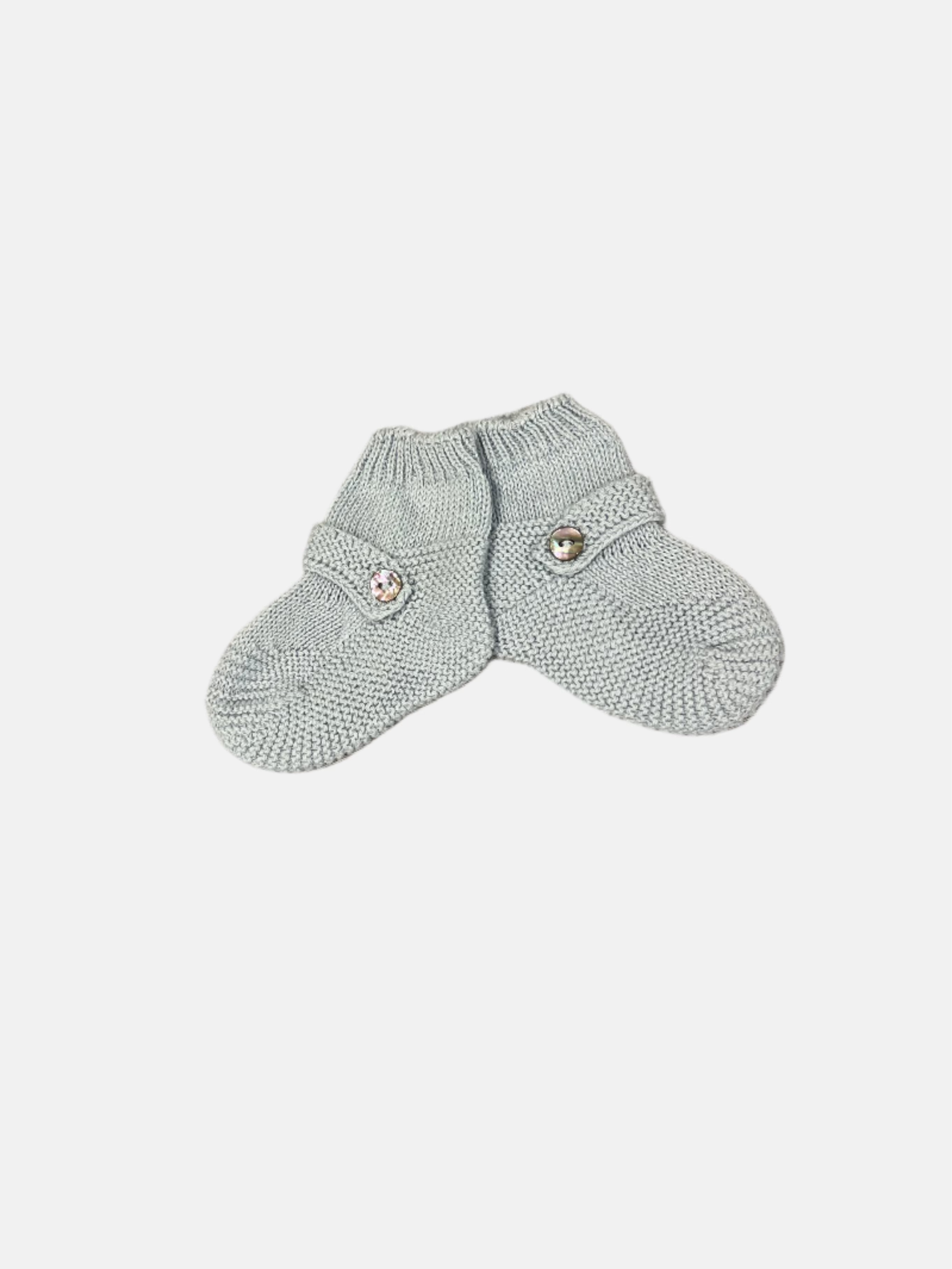 Newborn Bootie in Sky Blue