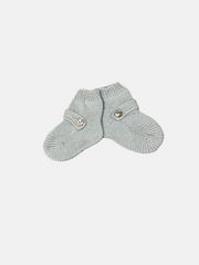 Newborn Bootie in Sky Blue
