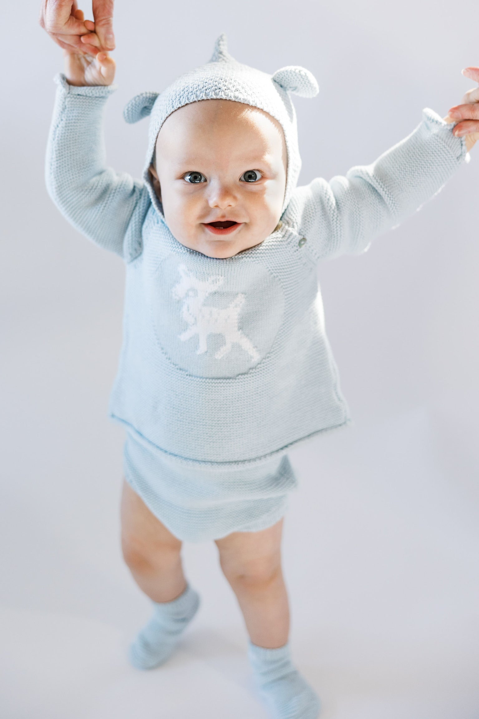 Fawn Set in Powder Blue