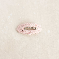 Crochet Snap Clip Rosewater